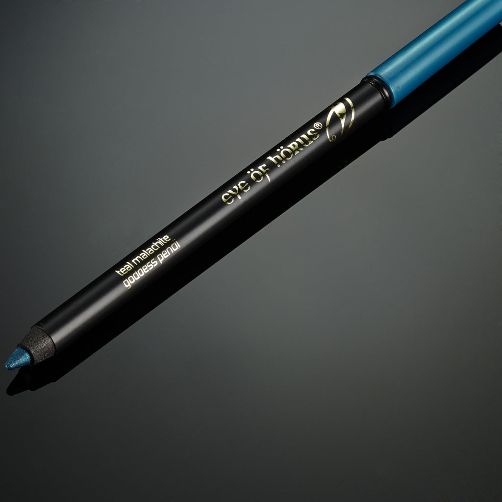 Teal Malachite Goddess Pencil