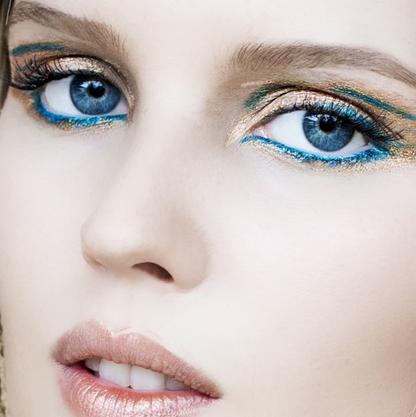 Teal Malachite Goddess Pencil